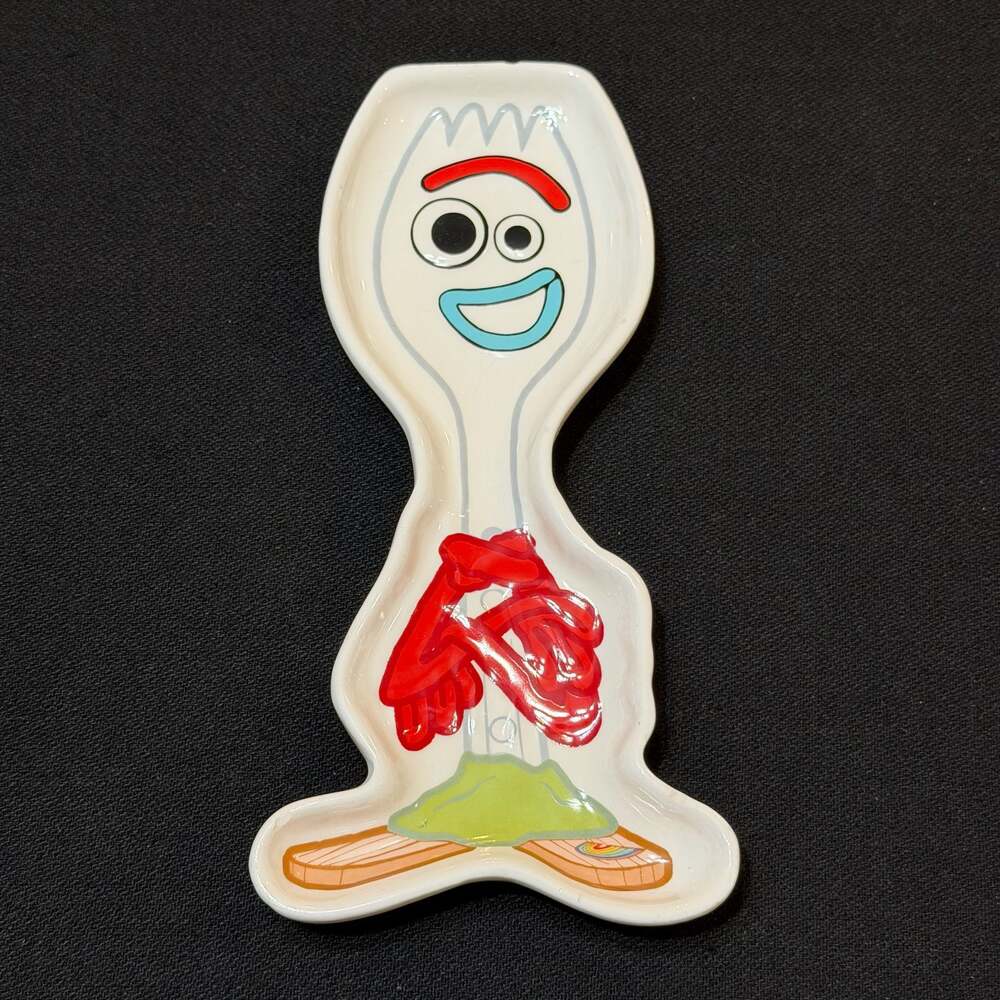 Disney Pixar Toy Story 4 Forky Ceramic Spoon Rest SEE